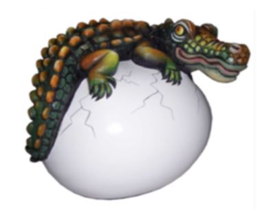 Carlos and Albert Gator Egg (Mini)